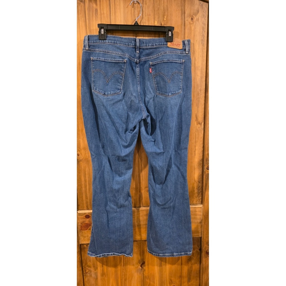 Levi's 515 Bootcut Jeans Womens Size 14 Blue Denim Five Pockets Outdoor Comfort‎ - Picture 2 of 5